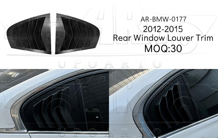 f30 rear side window louver