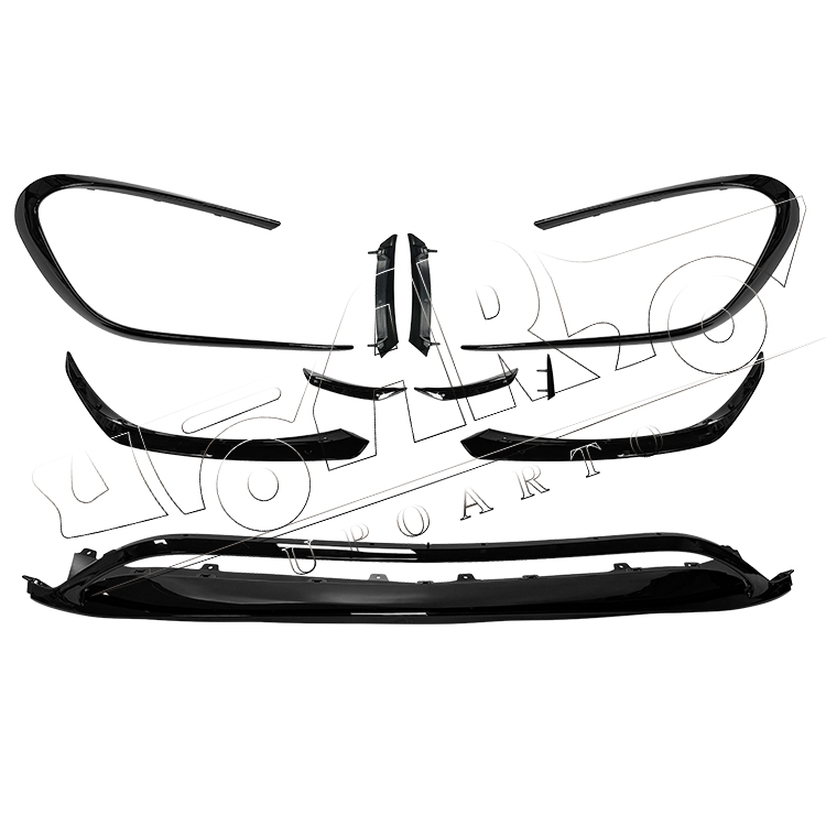 HAOSHENG Mercedes BenZ CLA W117 Front Lip & Front Splitter Vents Modified Parts 2016-2019