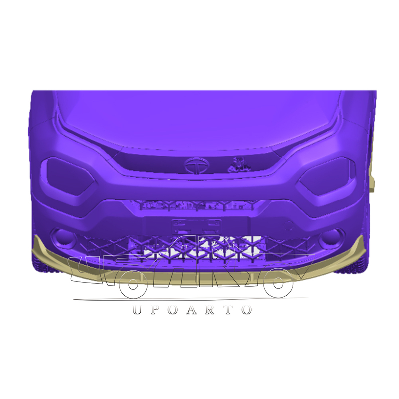 Tata Punch Plastic 3 Parts Front Bumper Lip 2021-2025