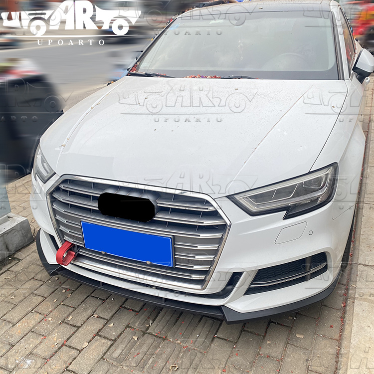Audi A3 8V S-line S3 Hatchback Front Bumper Lip 2017-2020