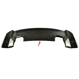 RS ABS Plastic With Lamp Rear Top Spoiler Honda Fit Jazz 2014