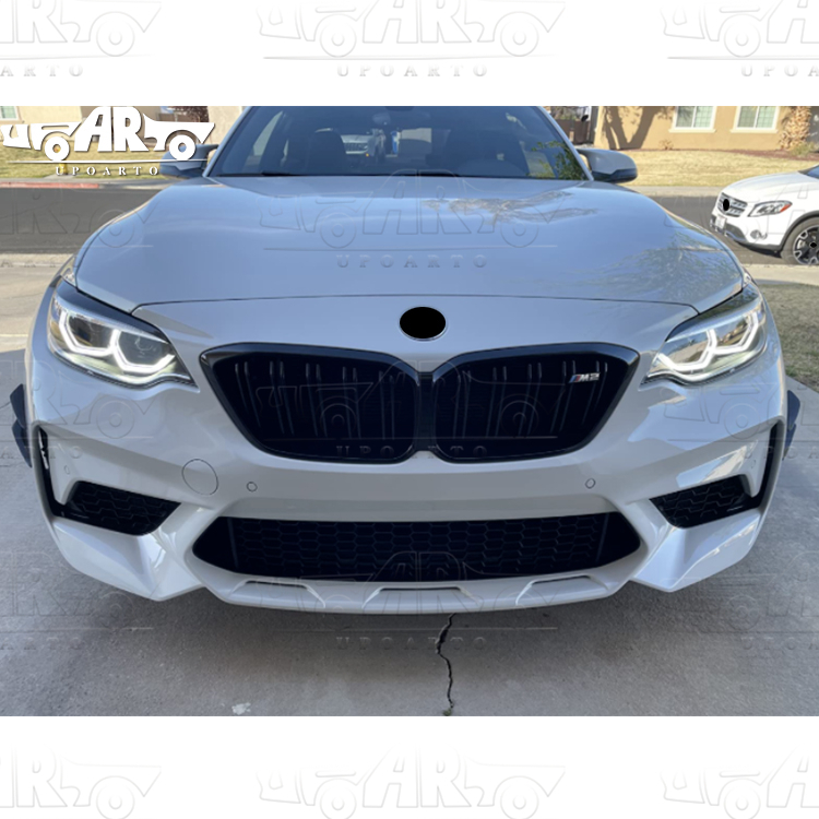 2014-2020 BMW 2 Series F22 F23 F87 M2 Front Light Brow Carbon Fiber