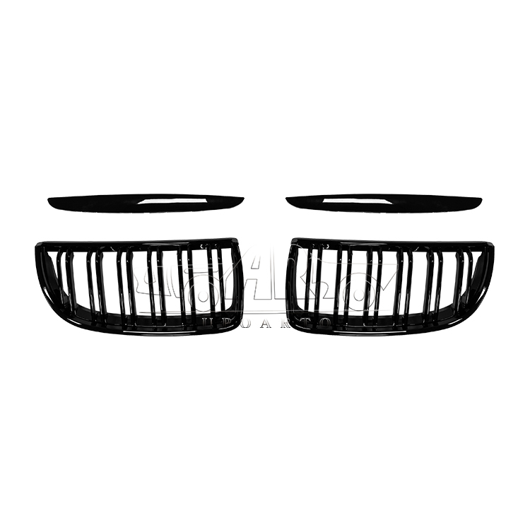 BMW 3 Series E90 Plastic Glossy Black Front Grill 2005-2007