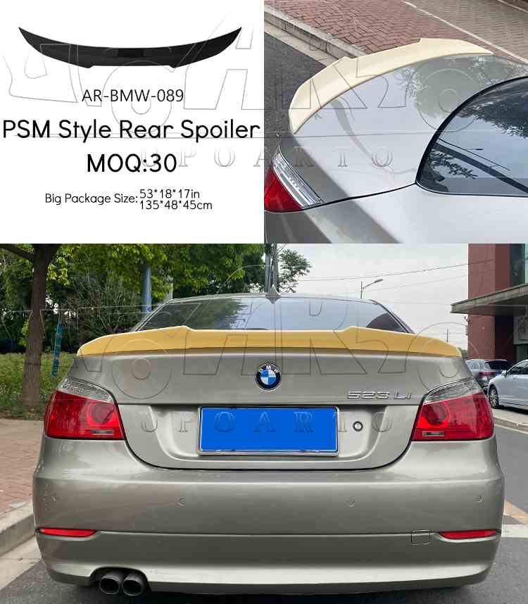 2004-2010 BMW 5 Series E60 PSM Style Rear Spoiler