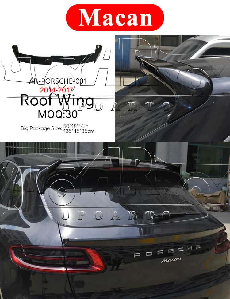 14-17 porsche macan roof spoiler