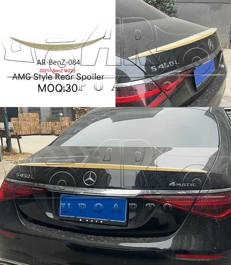 w223 rear spoiler w223 rear spoiler