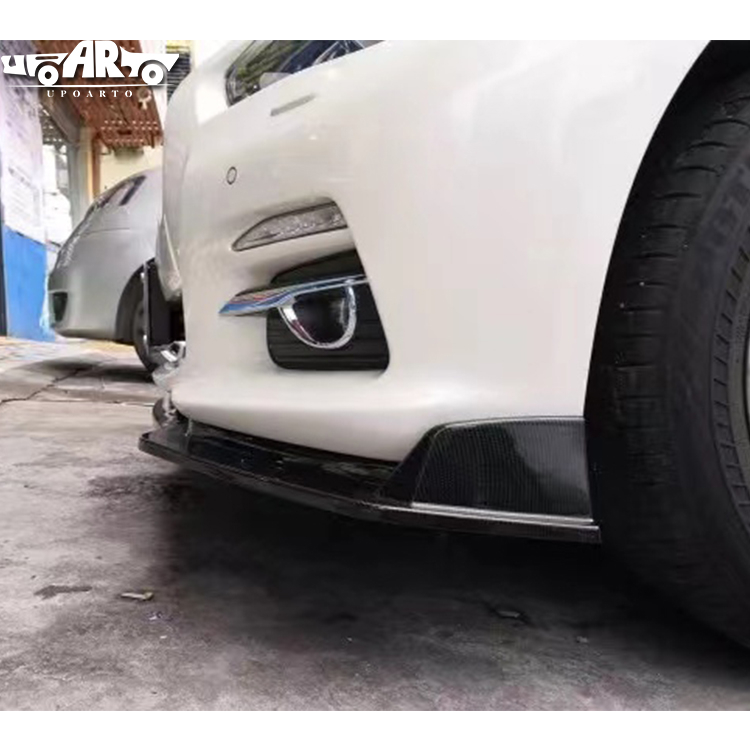 Infiniti Q50 Standard Car 3 Parts Front Lip Splitter 2014-2017