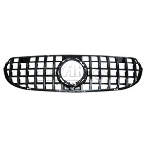 HAOSHENG Plastic OFF-ROAD Type GTR Style Add-on Front Grill Benz GLC X253 2020+