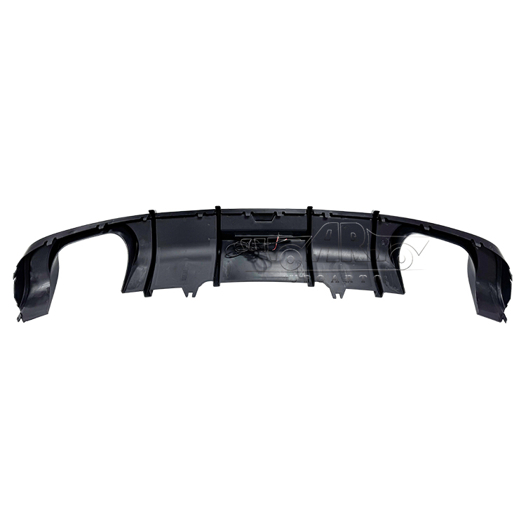 Audi A4 S-Line S4 B9 Sedan Plastic Rear Bumper Lip With Lamp 2017-2019
