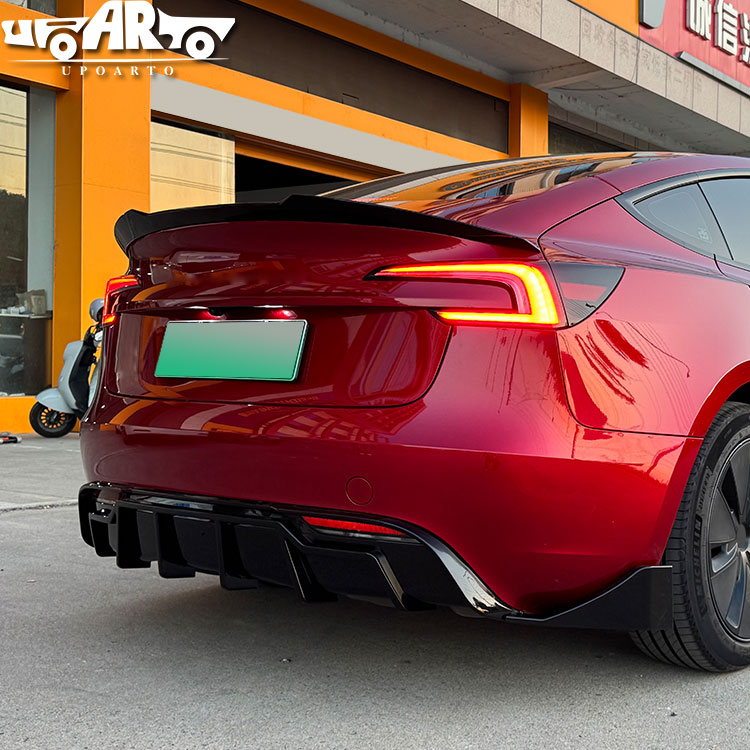 Model 3 Back Lip Rear Side Splitter Model 3 Back Lip Rear Side Splitter