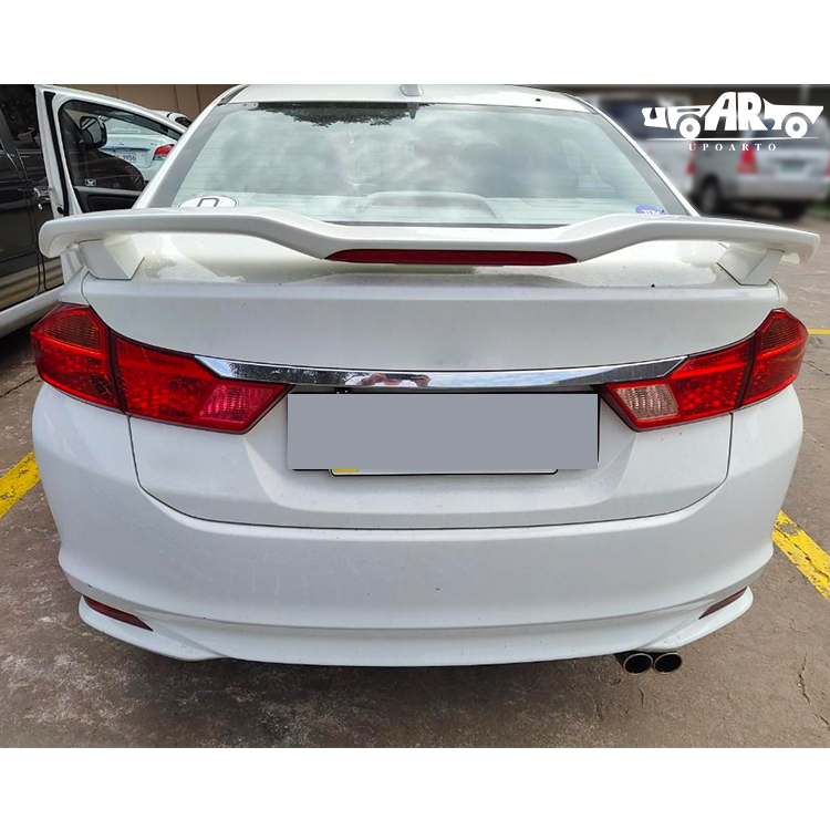 7 Generation Universal Rear Spoiler With Lamp ABS Sedan Car