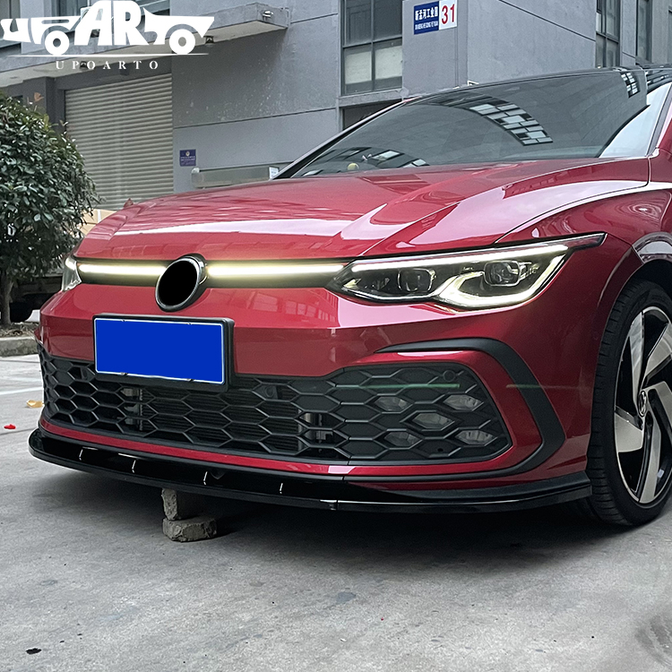 Volkswagen Golf 8 MK8 GTI ABS 3 Parts Front Bumper Lip