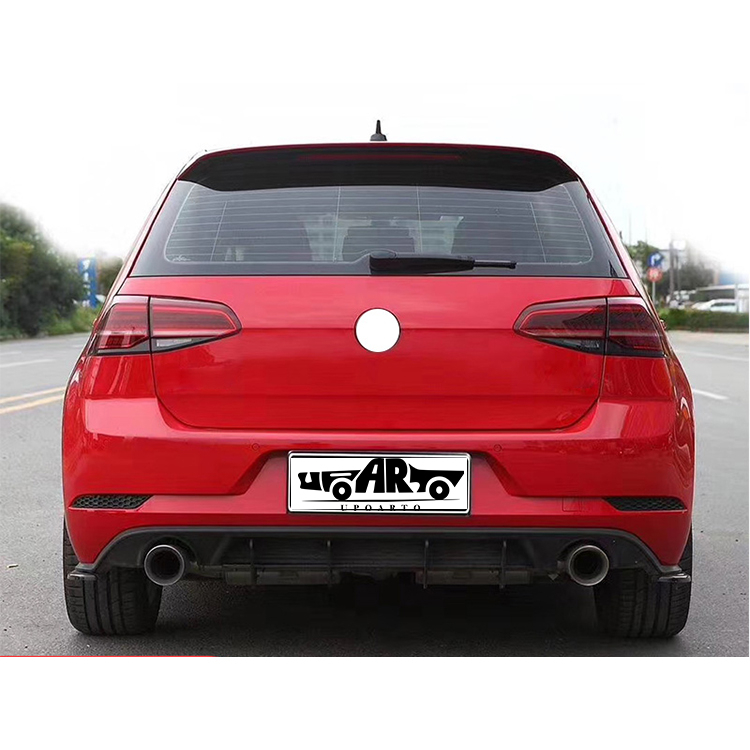 2017-2020 VW Golf 7.5 MK7.5 GTI Rear Blade Diffuser Plastic