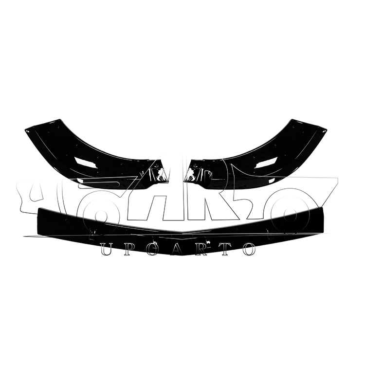 Mercedes BenZ C-class W204 AMG ABS 3 Parts Front Lip 2007-2013