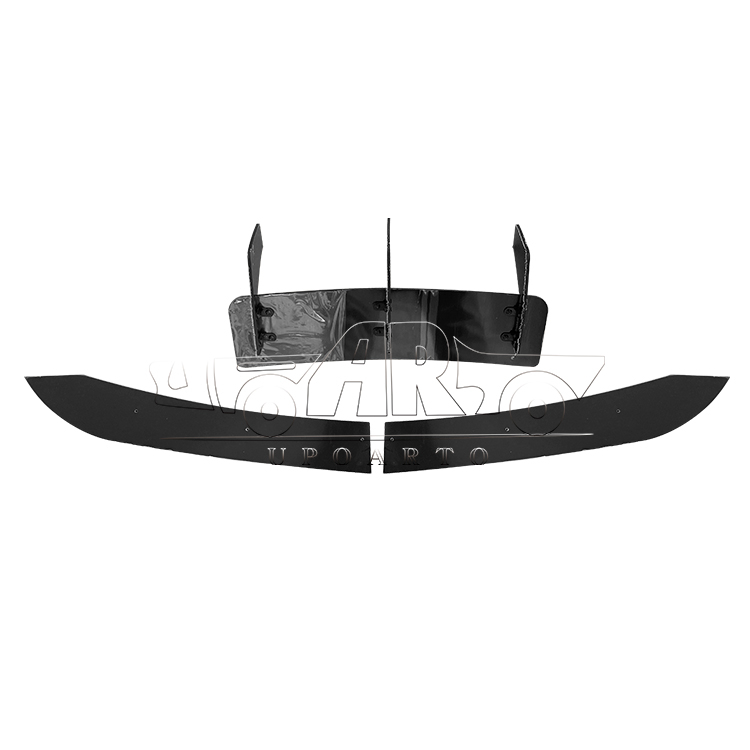 2007-2013 Mercedes Benz C-Class W204 Rear Diffuser Plastic