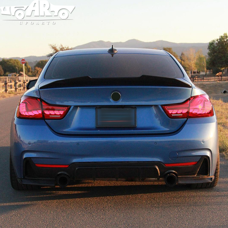 HAOSHNEG ABS PSM Add-on Rear Tail Spoiler BMW 4 Doors F36 4 Series 2014-2020