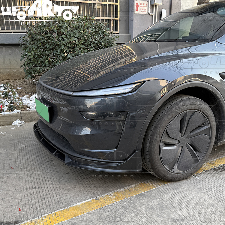 Tesla Model Y Plastic 4 PCS Front Bumper Lip 2025+