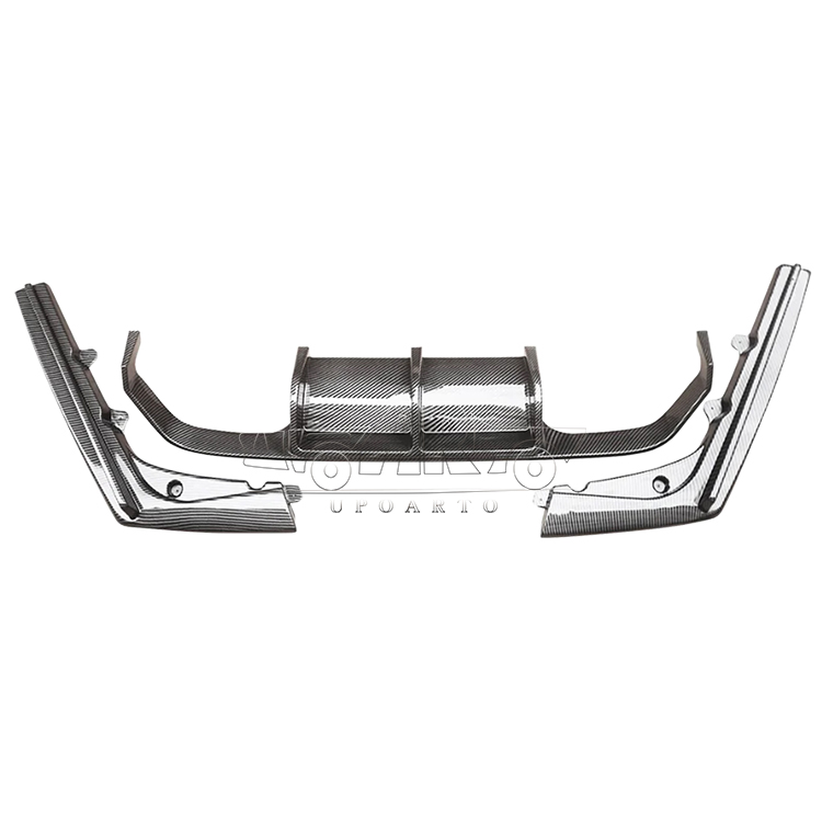2014-2020 BMW F80 M3 F82 M4 V Style Rear Lip Diffuser Side Splitter Plastic