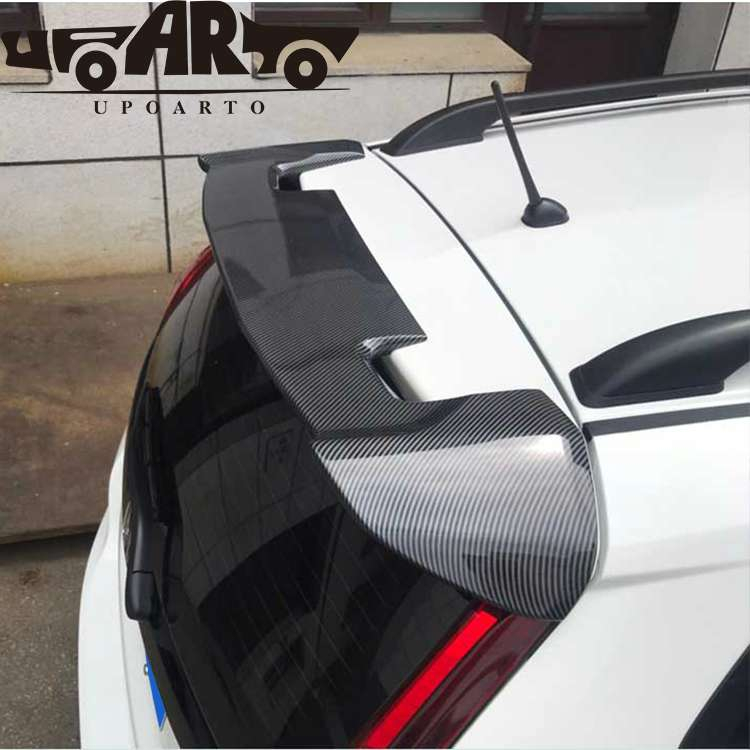 RS ABS Plastic With Lamp Rear Top Spoiler Honda Fit Jazz 2014