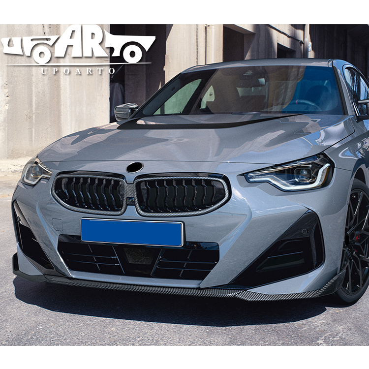 2022 BMW 2 Series G42 Coupe MP Style Front Lip Splitter 2 Parts ABS