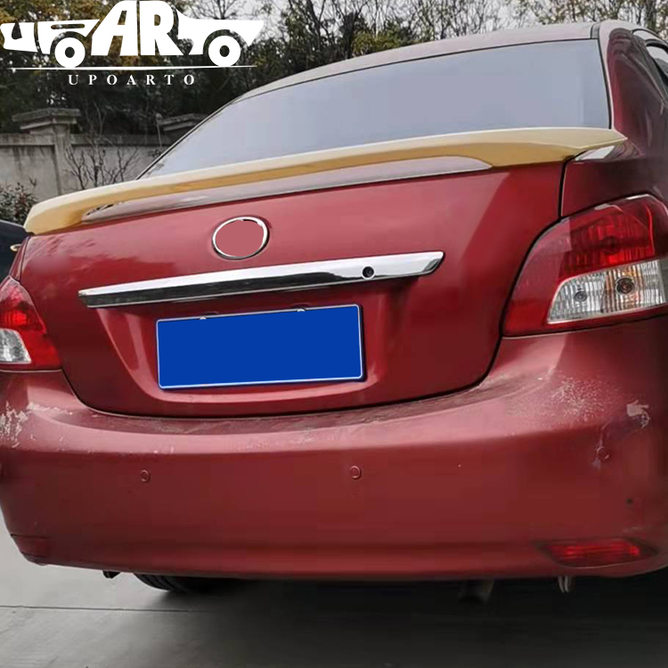 HAOSHENG ABS With Lamp Factory Style Add-on Rear Spoiler Toyota Vios Yaris 2008-2013