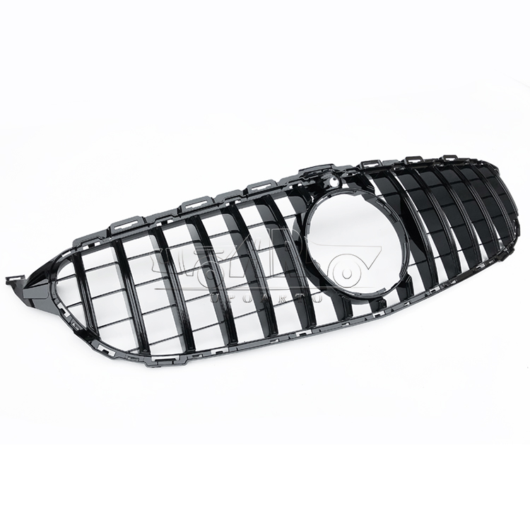 GTR Style Plastic Front Grille With Camera Hole Benz C Class W205 2015-2018