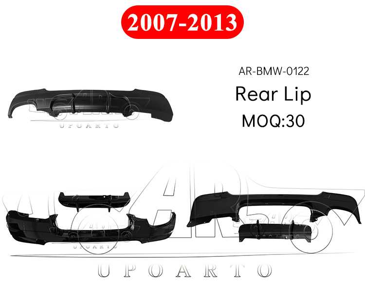 e92 rear bumper diffuser