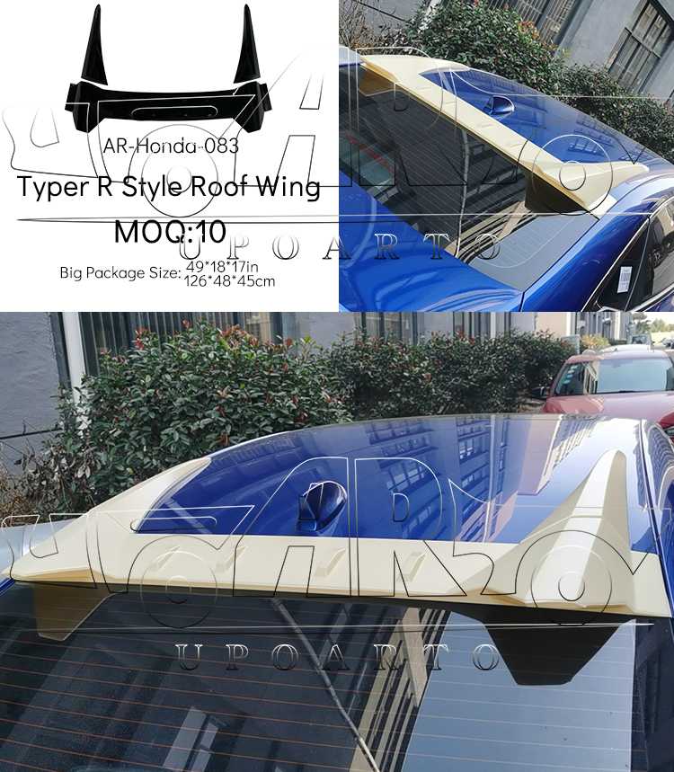 Civic Typer R Roof Wing Civic Typer R Roof Wing