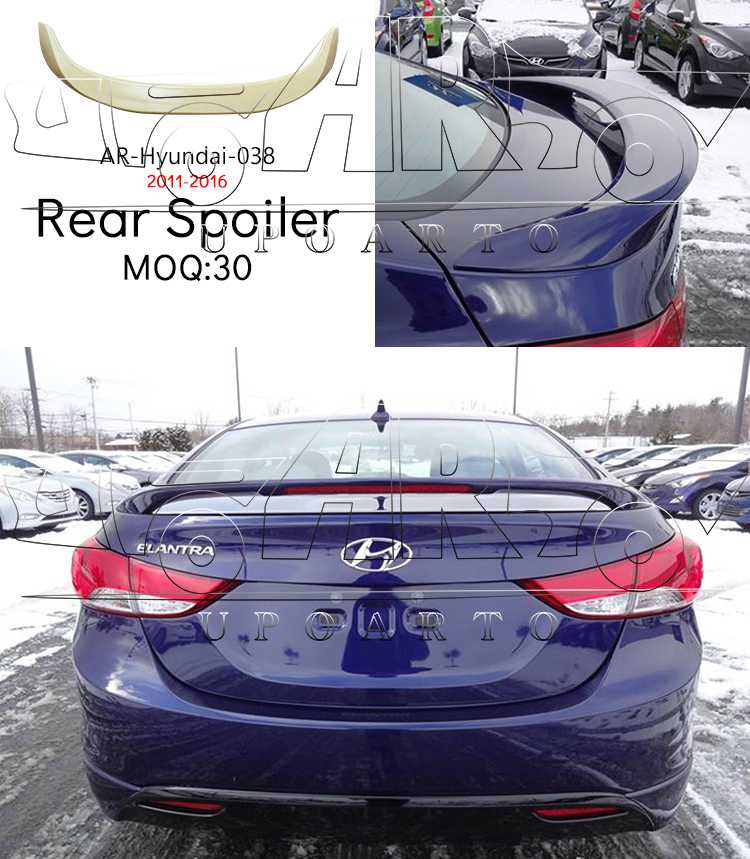 11-16 elantra spoiler