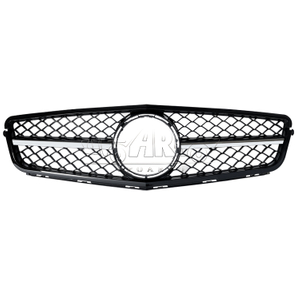 HAOSHENG Plastic AMG Style Add-on Front Grill Benz C Class W204 2007-2014