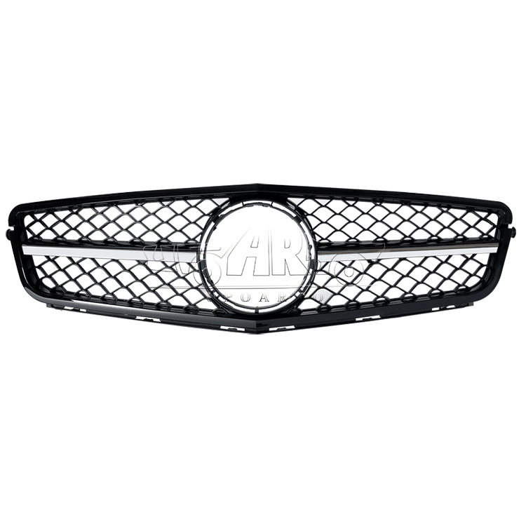 HAOSHENG Plastic AMG Style Add-on Front Grill Benz C Class W204 2007-2014
