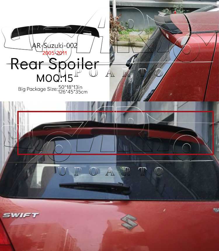 05-11 Swift Rear Spoiler