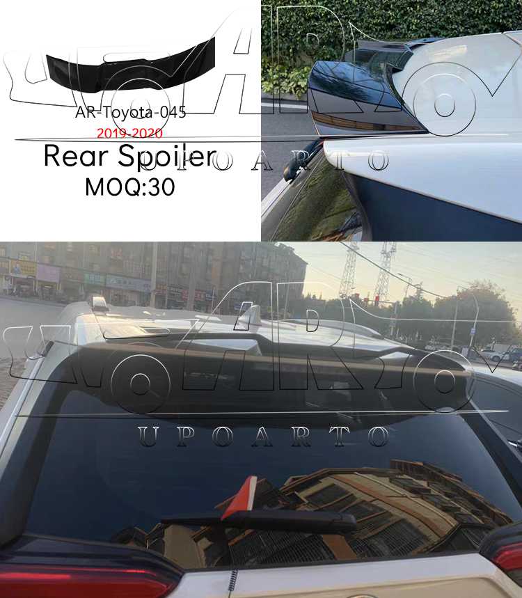 toyota rav4 xl rear spoiler