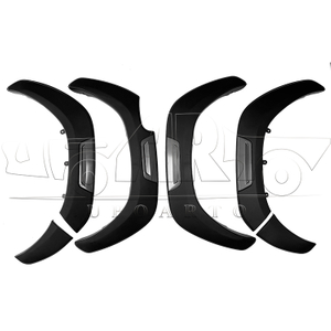 Toyota Hilux Revo Style 2 Plastic Front And Back Wheel Arches Fenders Trim 2015-2021