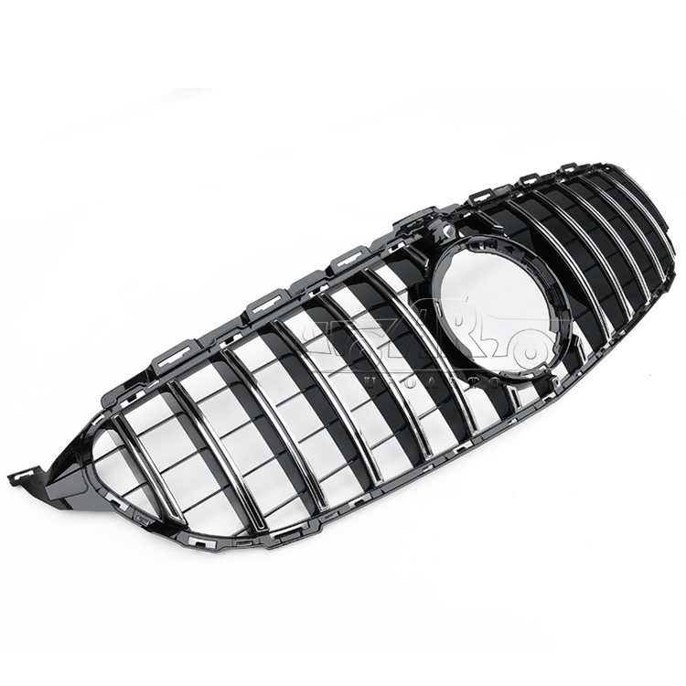 GTR Style Plastic Front Grille With Camera Hole Benz C Class W205 2019-2021