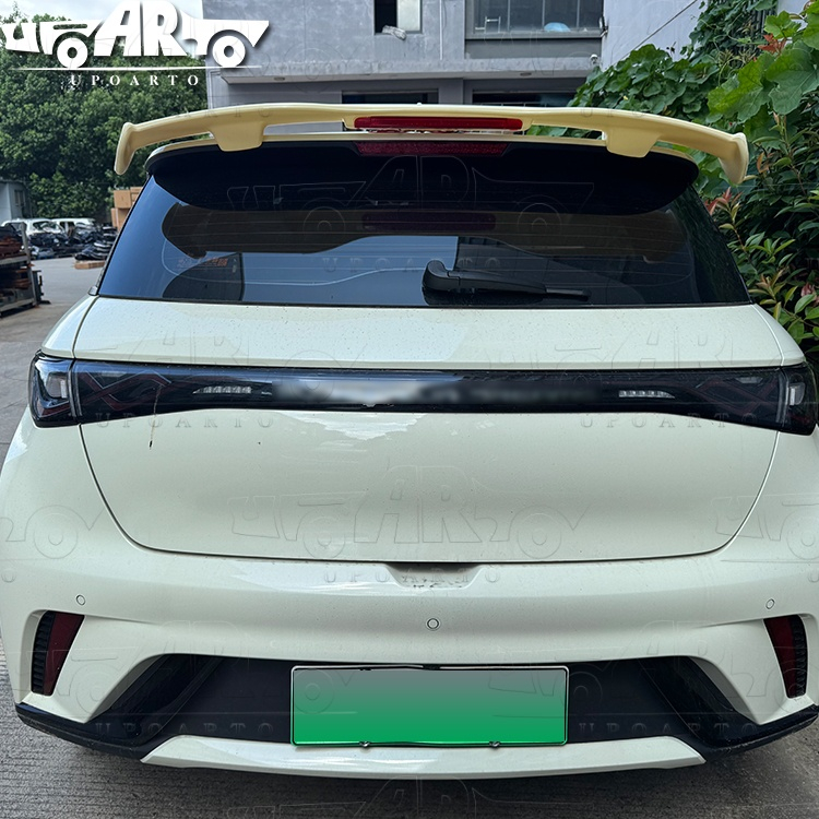 Hatchback 1 Generation Universal Infinite Style ABS With Lamp Rear Roof Spoiler