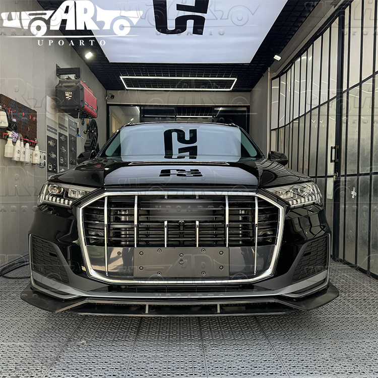 HAOSHENG Plastic Add-on Front Bumper Lip Audi Q7 S-Line 4M 2020+