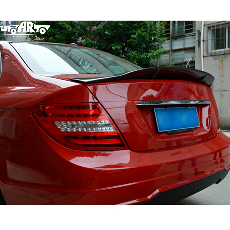 HAOSHENG ABS R Style Add-on Rear Spoiler Mercedes Benz C-Class W204 2007-2013