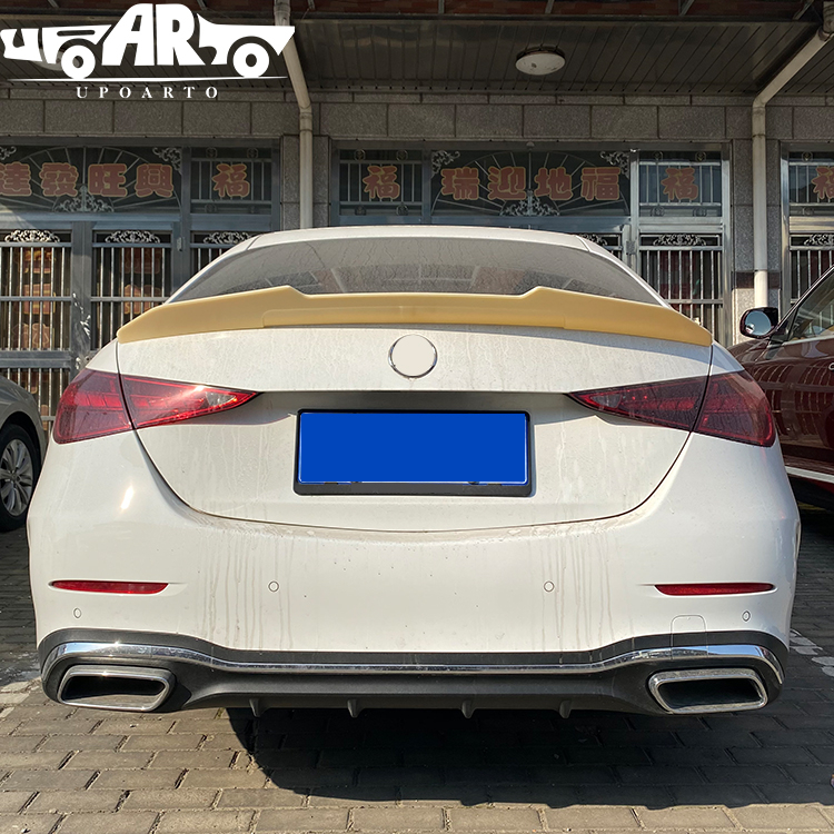 HAOSHENG ABS PSM Style Add-on Rear Spoiler Mercedes Benz C-Class W206 2022+