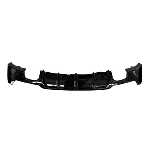 MP Style Plastic Rear Lip Right And Left 2 Exhaust Pipes BMW F32 F33 F36 4 Series 2014-2020