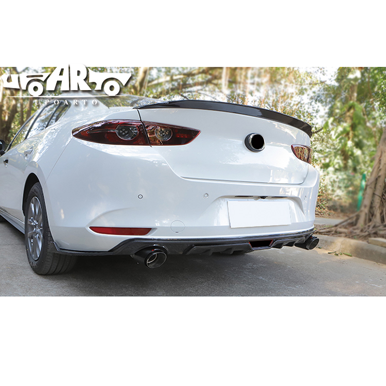 2020+ Mazda 3 Axela Sedan RS Style Rear Boot Lip Spoiler ABS 