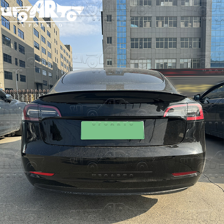 HAOSHENG ABS Original Factory Style Add-on Rear Spoiler Tesla Model 3 2017-2022