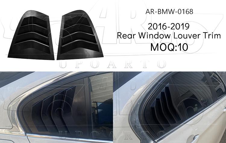 f30 lci rear side window louver