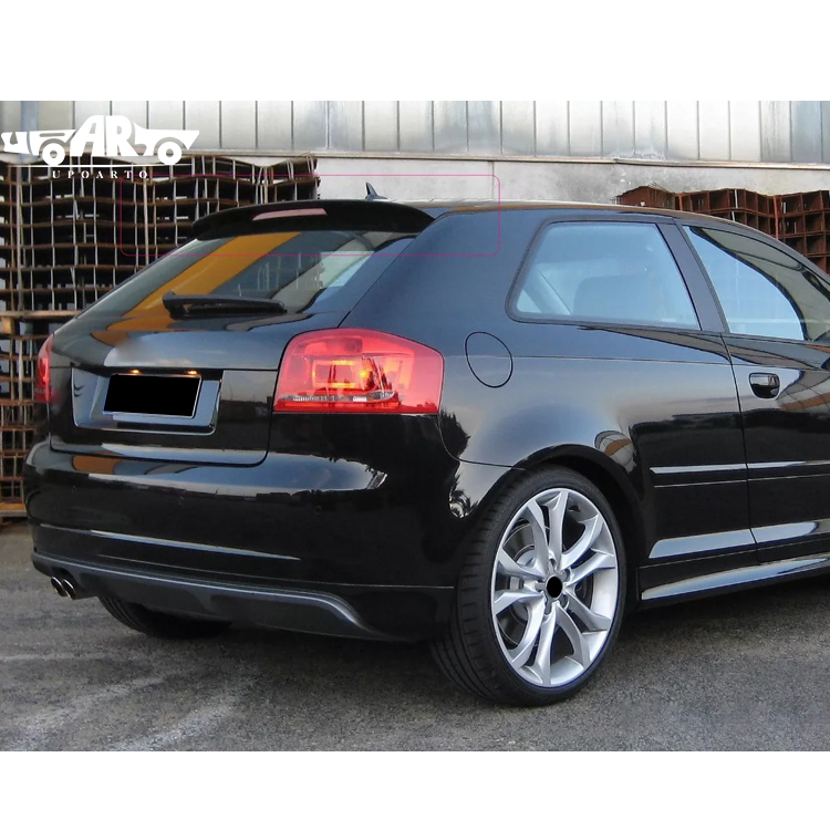 HAOSHENG ABS S3 Style Add-on Rear Spoiler Audi A3 8P Hatchback 2003-2011