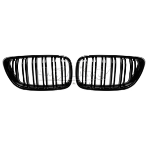 BMW 2 Series F22 Coupe Plastic Glossy Black Front Grill 2014-2021