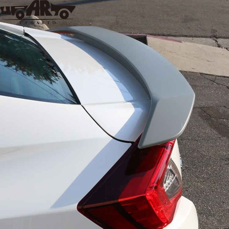 HAOSHENG RS Style ABS Rear Spoiler With Lamp For Honda 10th Civic 2016-2020