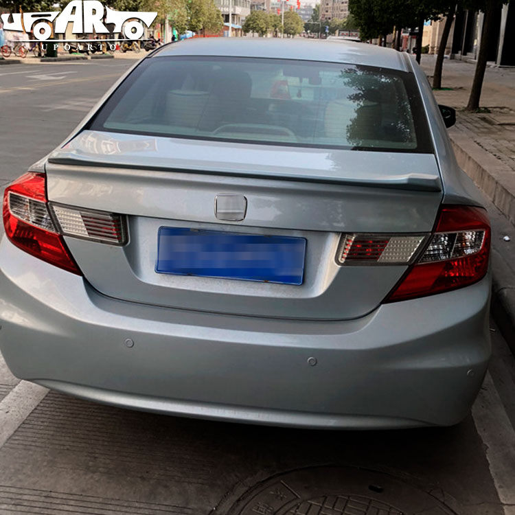 2012-2013 Honda Civic 9th Sport Style Rear Spoiler ABS