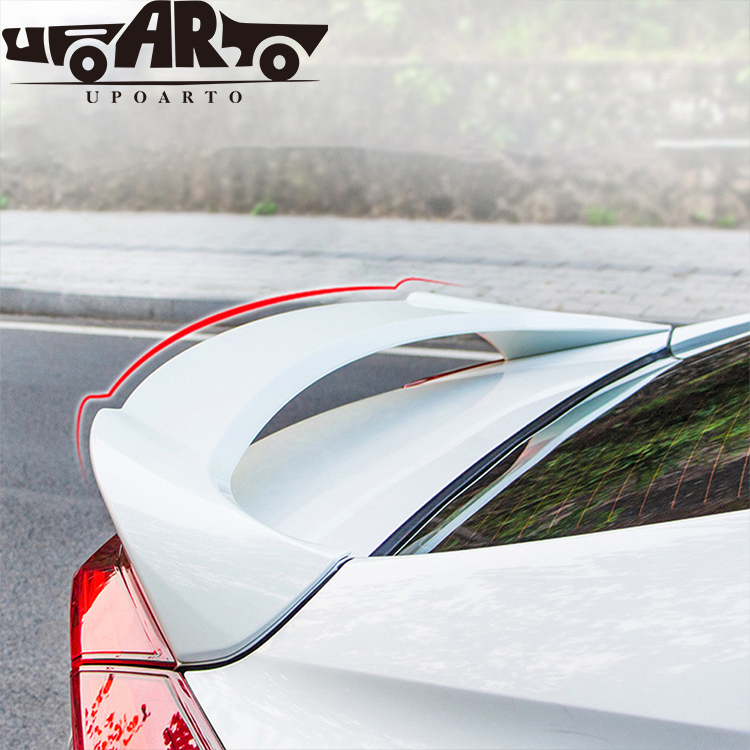HAOSHENG ABS Sport Style Add-on Rear Wing With Lamp Honda 10th Civic 2016-2020
