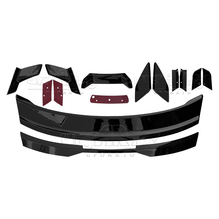HAOSHENG Ford Mustang Dark Horse Style Rear Spoiler With Gurney Flap Wicker Bill 2024+