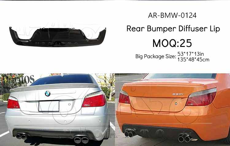 E60 M-Tech Rear Bumper Diffuser Lip
